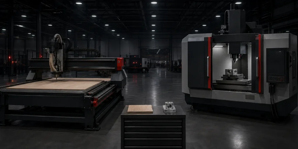 Differences Between a CNC Router and a CNC Machining Centre